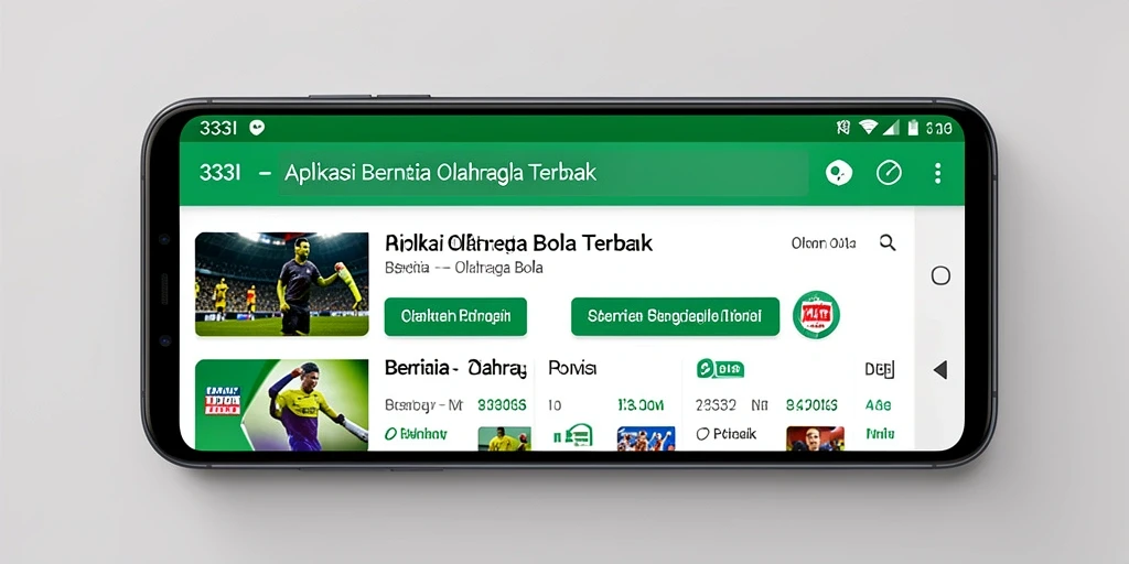 Antarmuka aplikasi 333I yang informatif dan menarik.