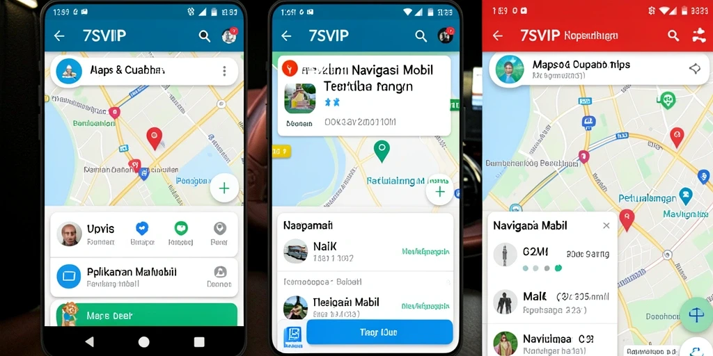 Antarmuka 7SVIP yang intuitif dan fungsional untuk Navigasi Mobil.