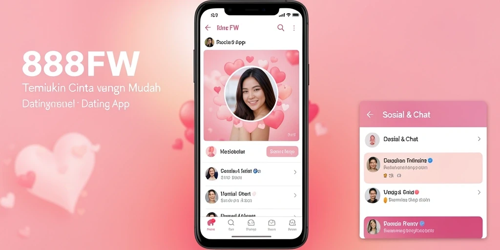 Tampilan antarmuka 888FW yang modern dan user-friendly.