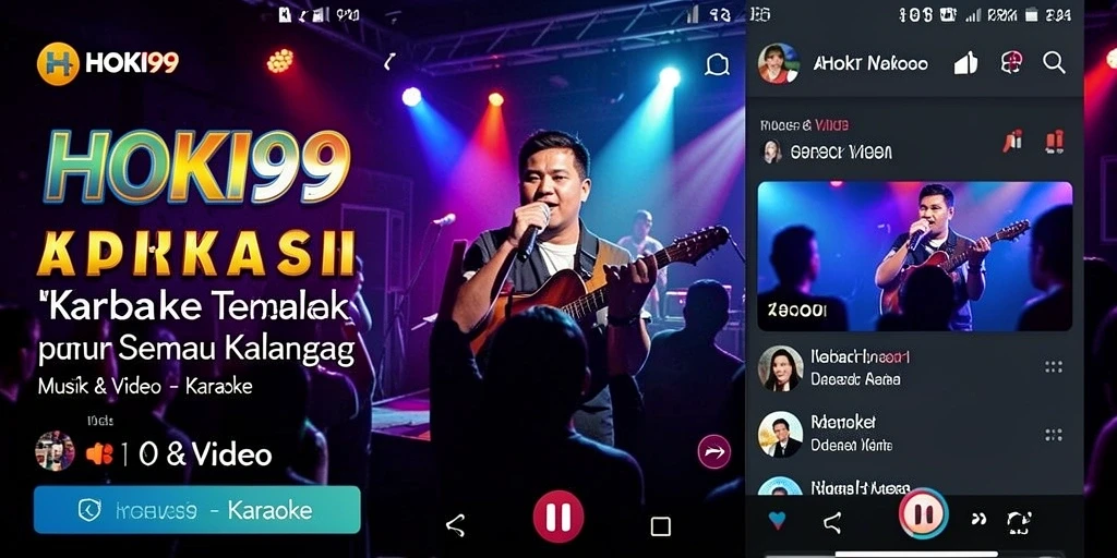 Antarmuka HOKI99 yang menarik dan fungsional untuk Karaoke.